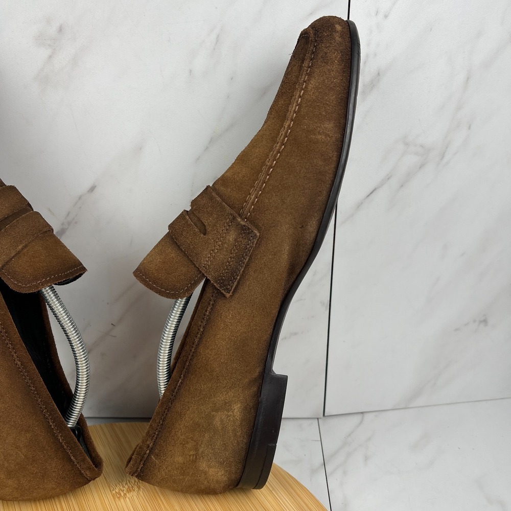 To Boot New York Corbin Mens Size 13 Brown Suede Penny Loafers Dress Shoe 341301 - Picture 6 of 12